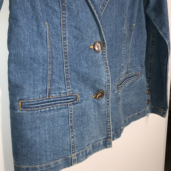 FADED GLORY jean blazer size S - Picture 5 of 7